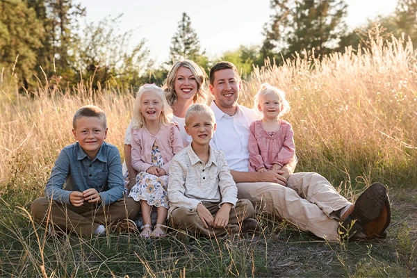 Brenen Olsen With HIs Family