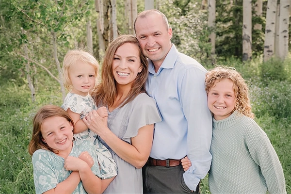 Tyler McDonald With His Family
